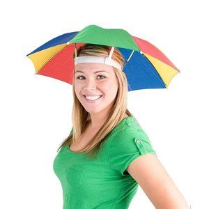 UMBRELLA HAT CAP -Rain Sun Shade Sports Beach Fishing  Kids Adults Hands Free